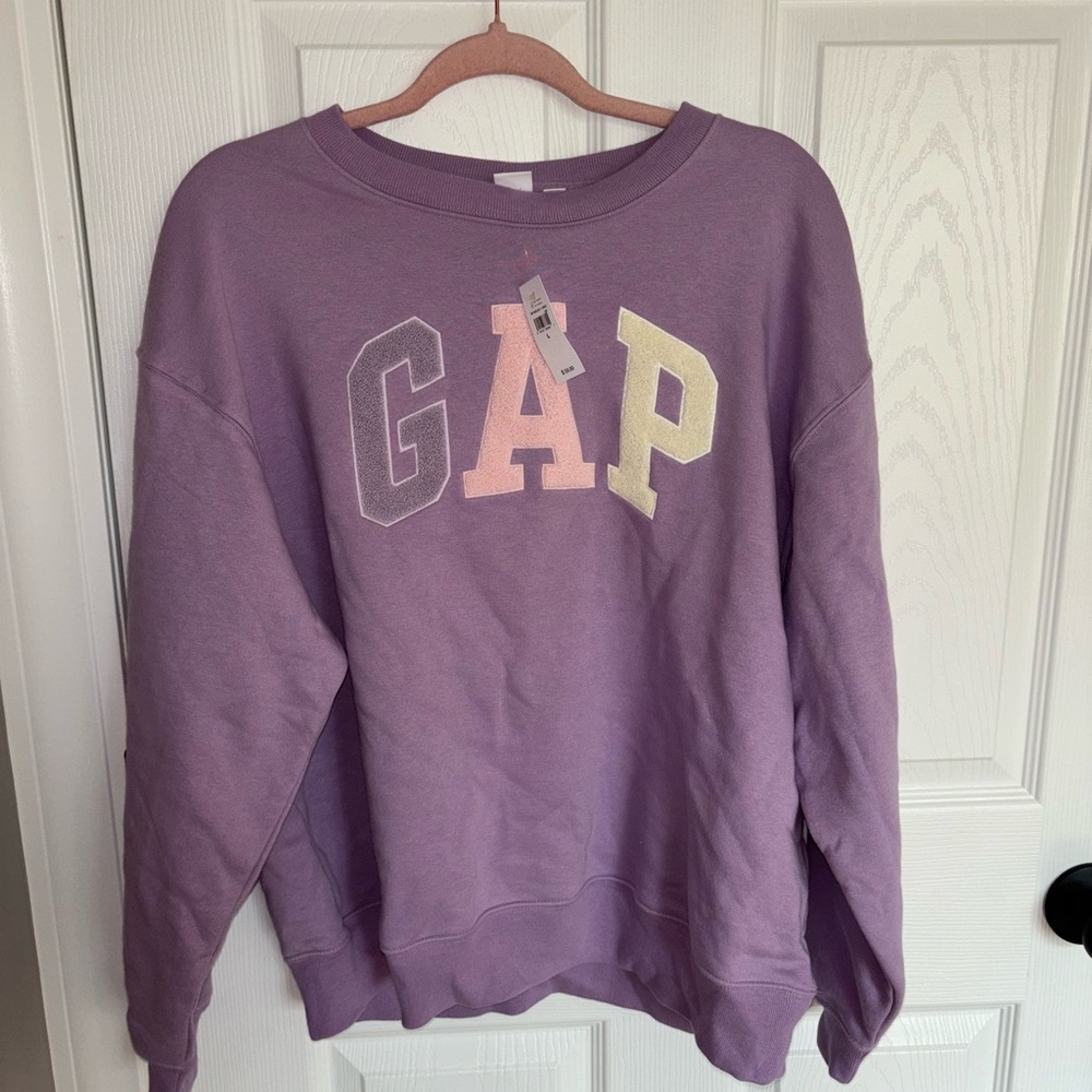 GAP Purple Crew Neck Sweater Classic Style
